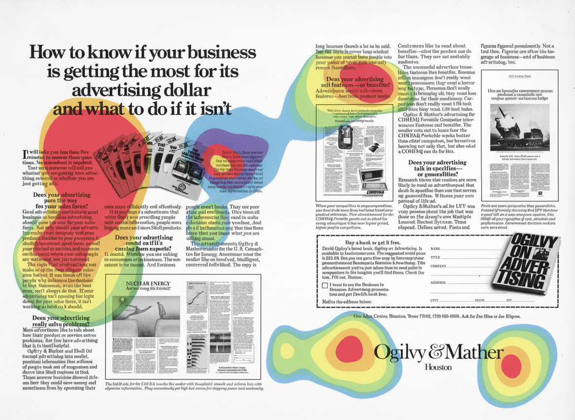 Eye-tracking heatmap