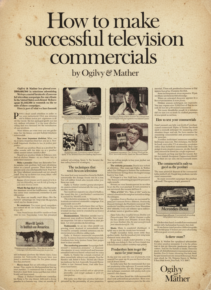 Classic 1950s print ad