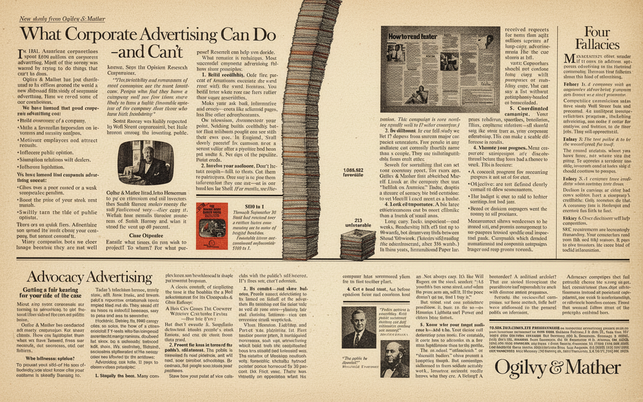 Classic 1950s print ad