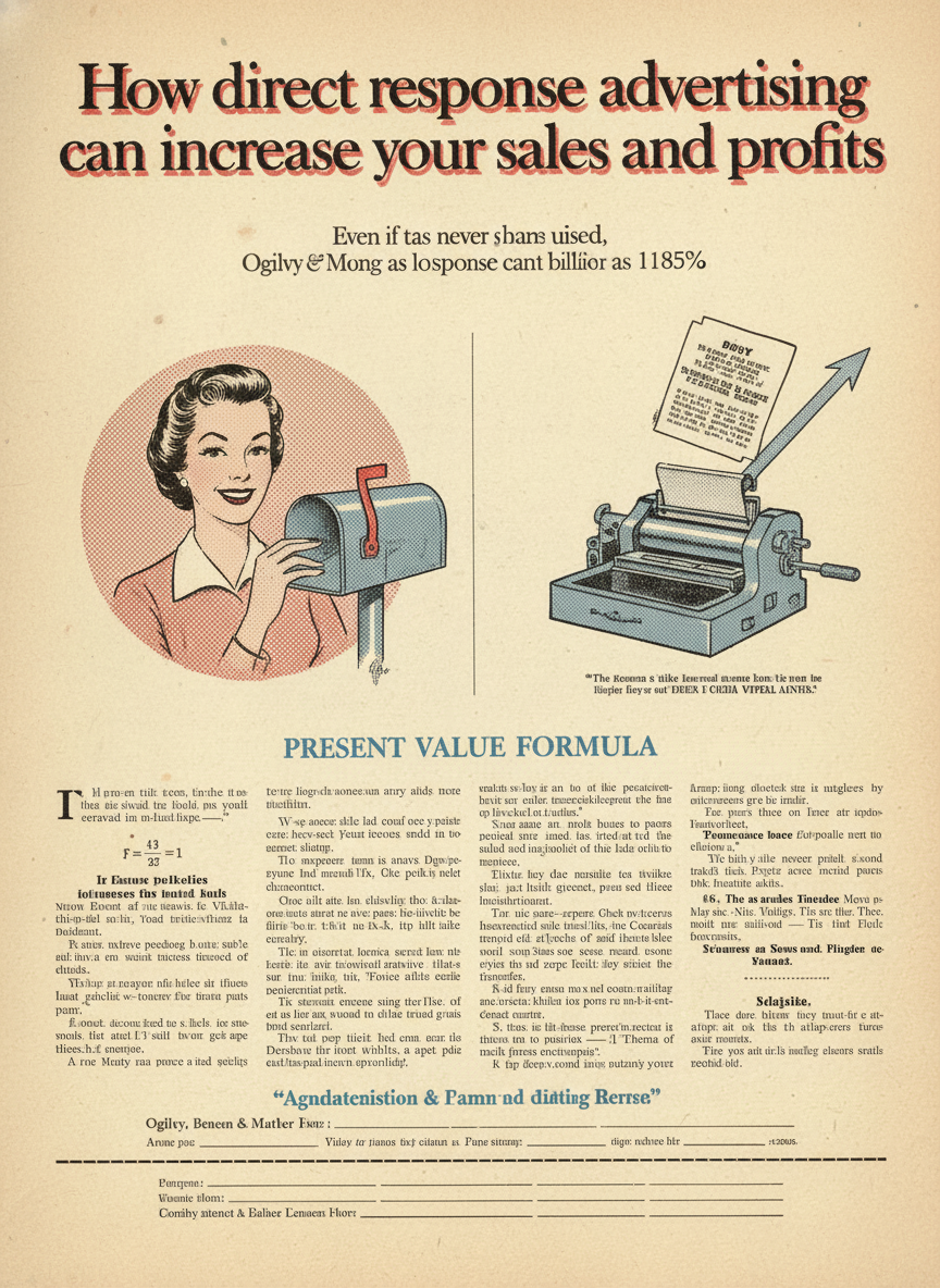 Classic 1950s print ad