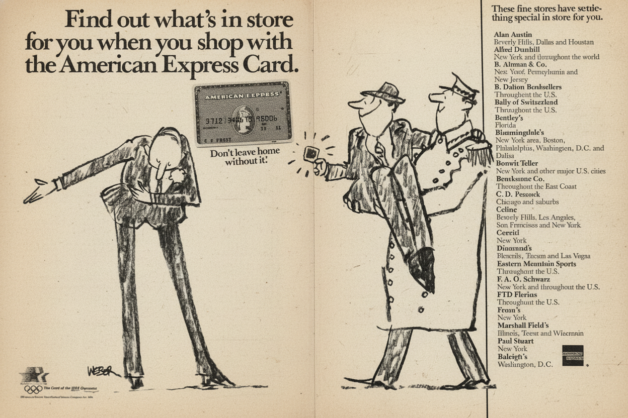 Classic 1950s print ad