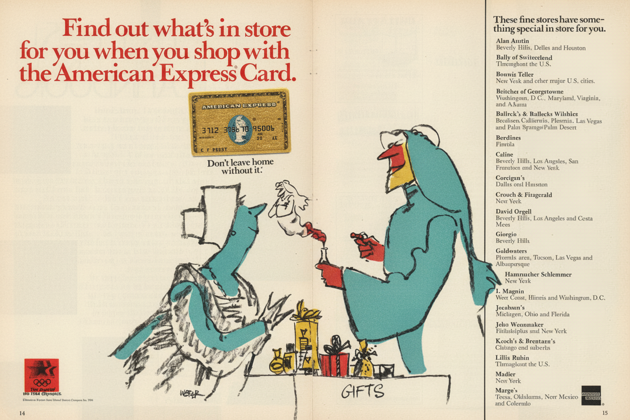 Classic 1950s print ad