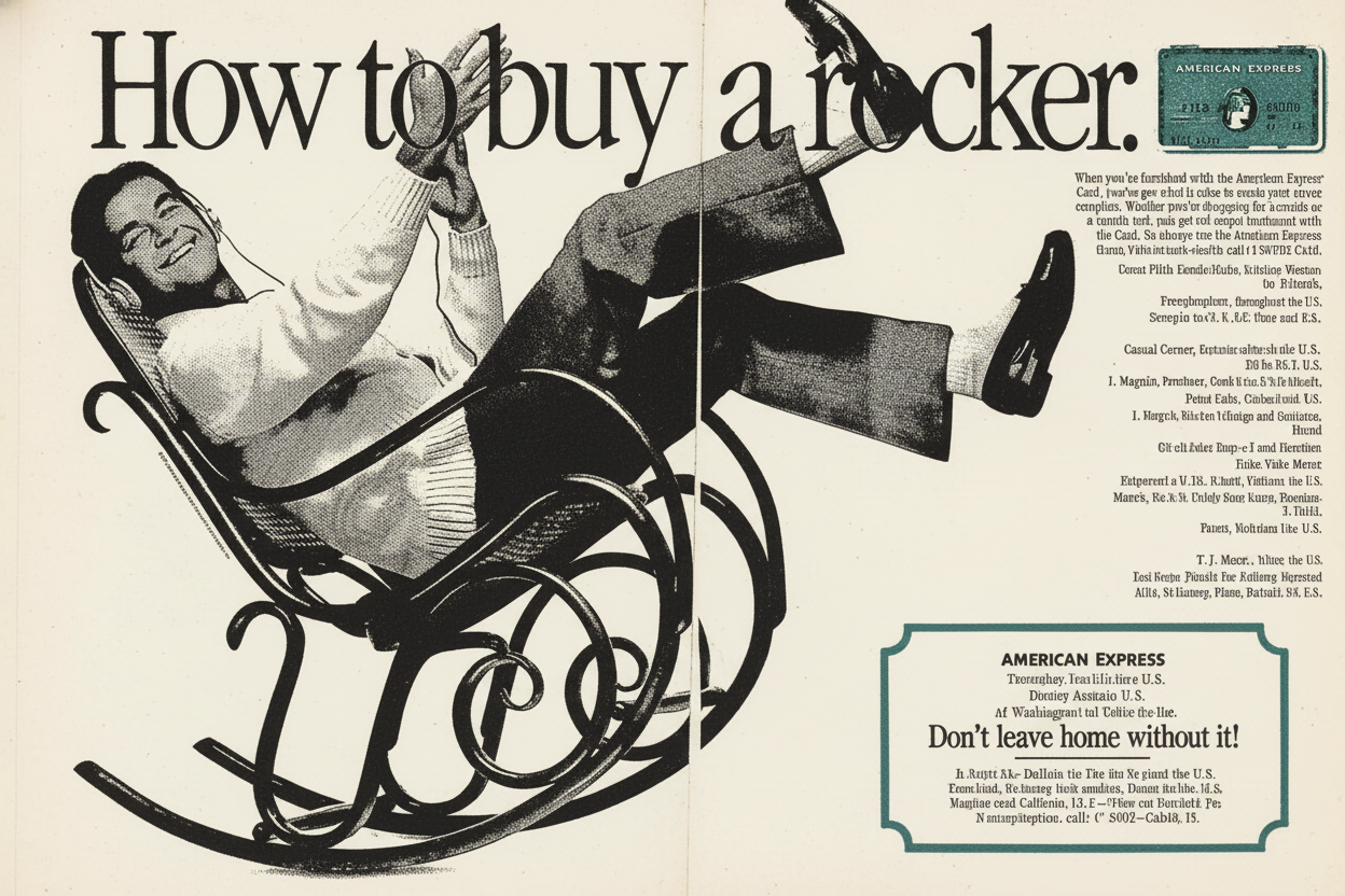 Classic 1950s print ad