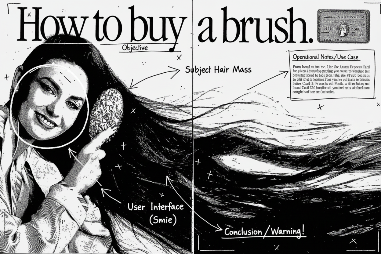 Annotated sketchbook style