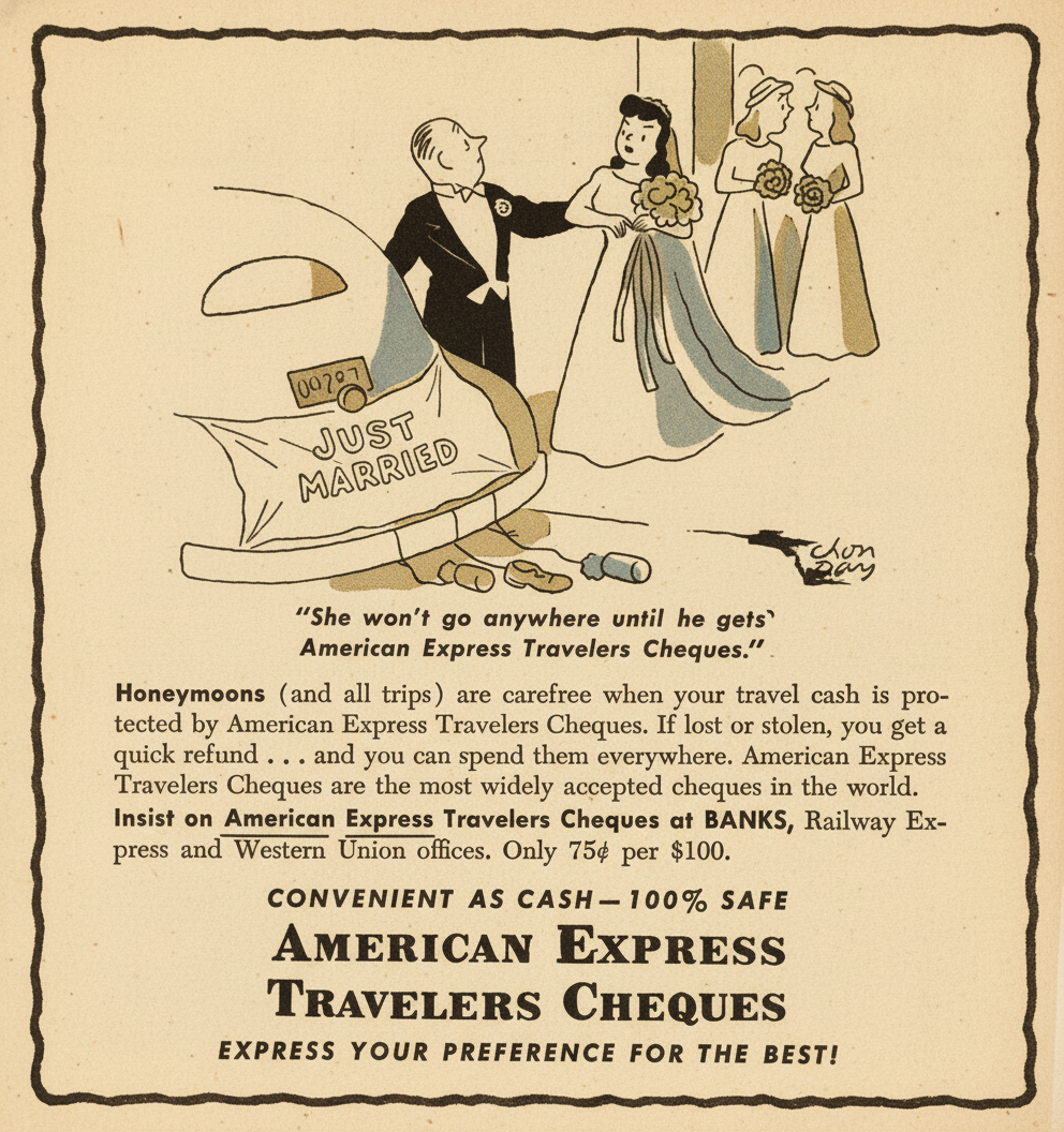 Classic 1950s print ad