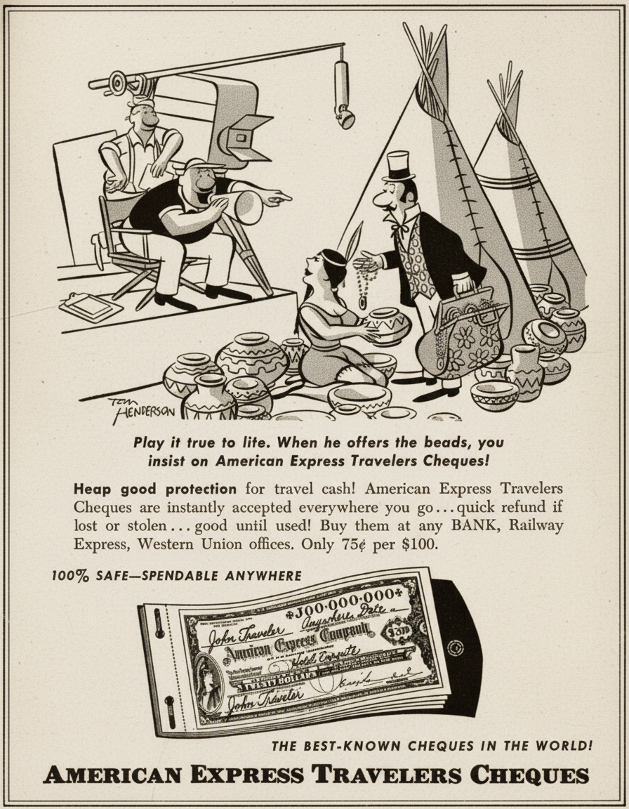 Classic 1950s print ad