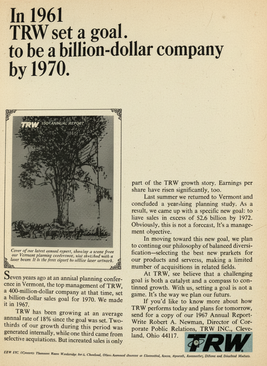 Classic 1950s print ad