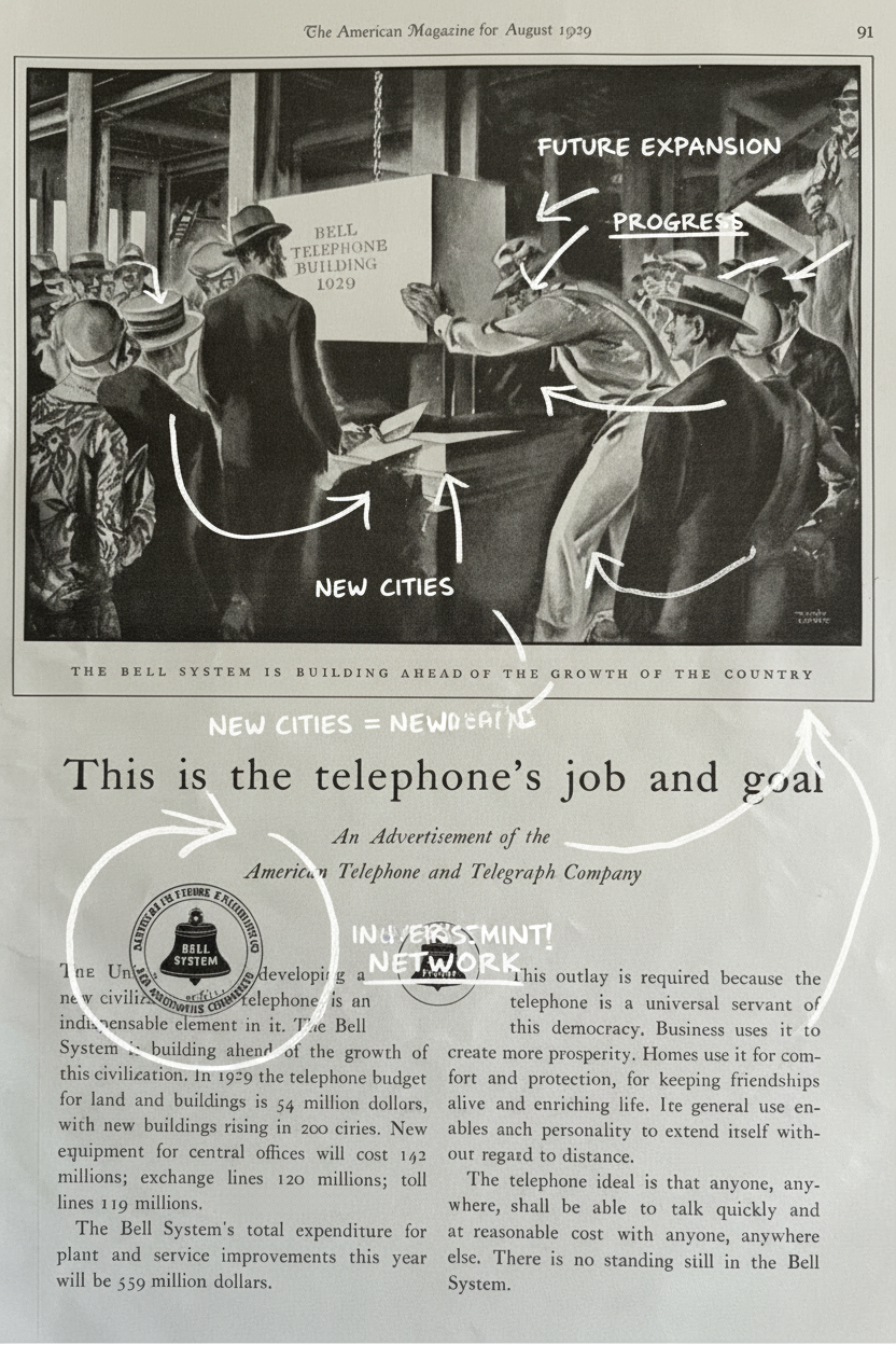 Annotated sketchbook style