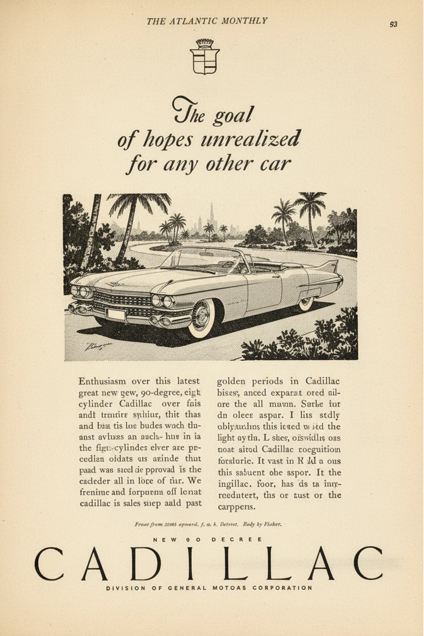 Classic 1950s print ad