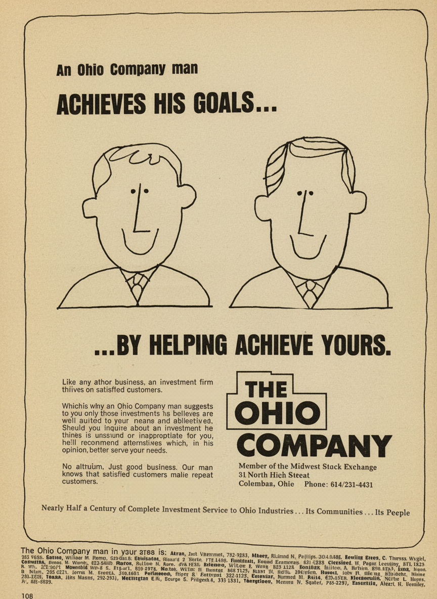 Classic 1950s print ad