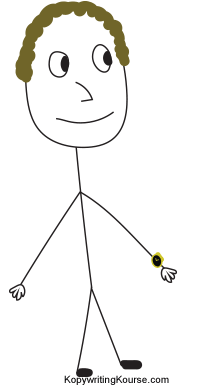 timing looking at watch