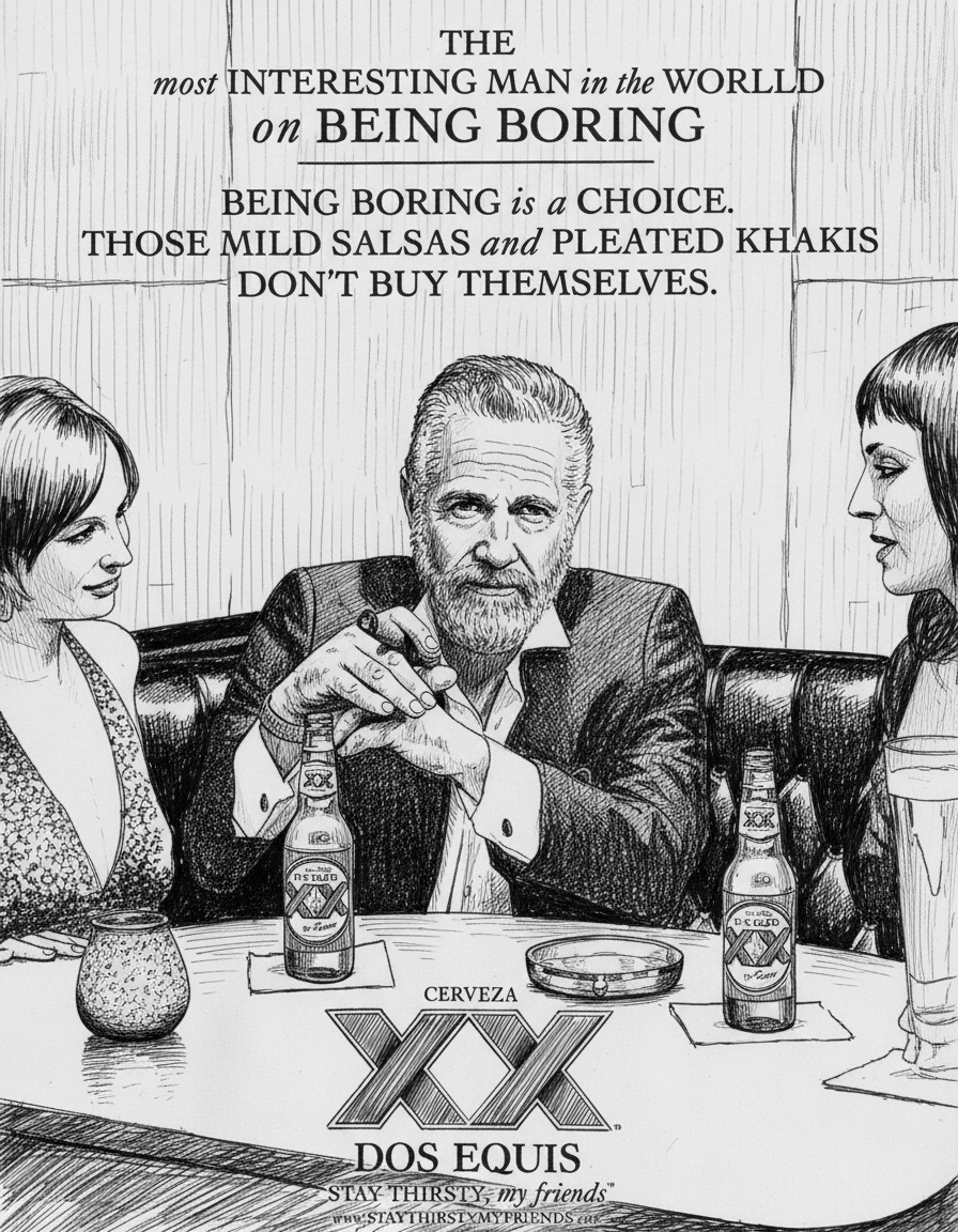 Hand-drawn pen style