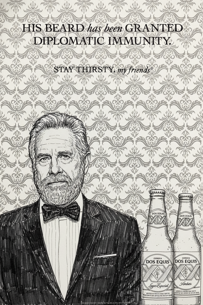 Hand-drawn pen style