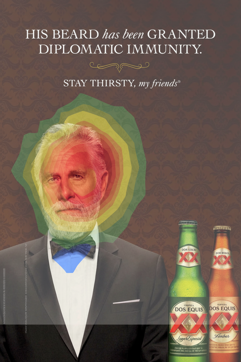 Eye-tracking heatmap