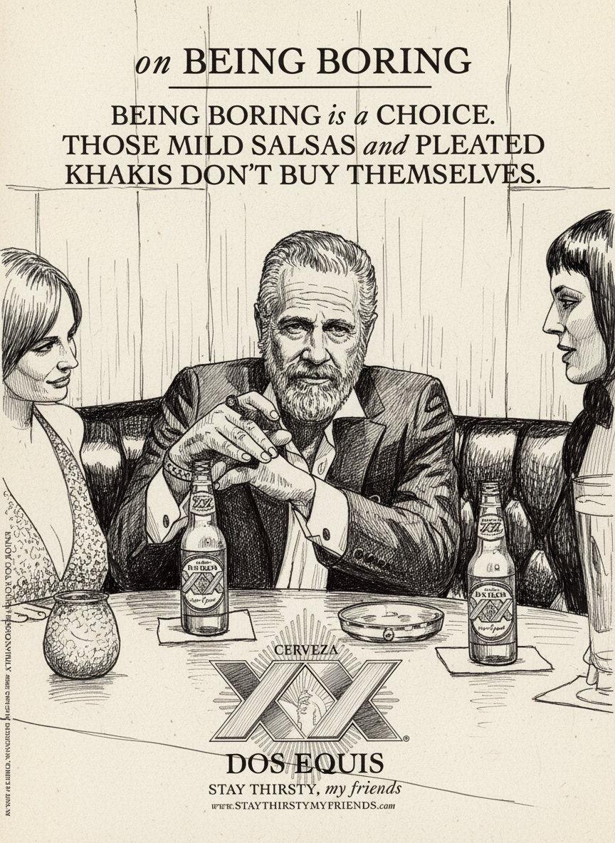 Hand-drawn pen style