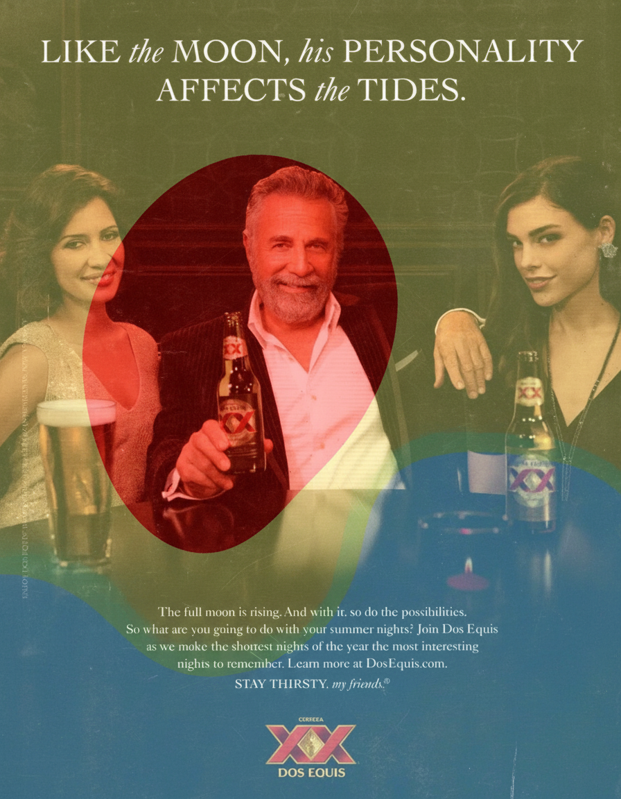 Eye-tracking heatmap