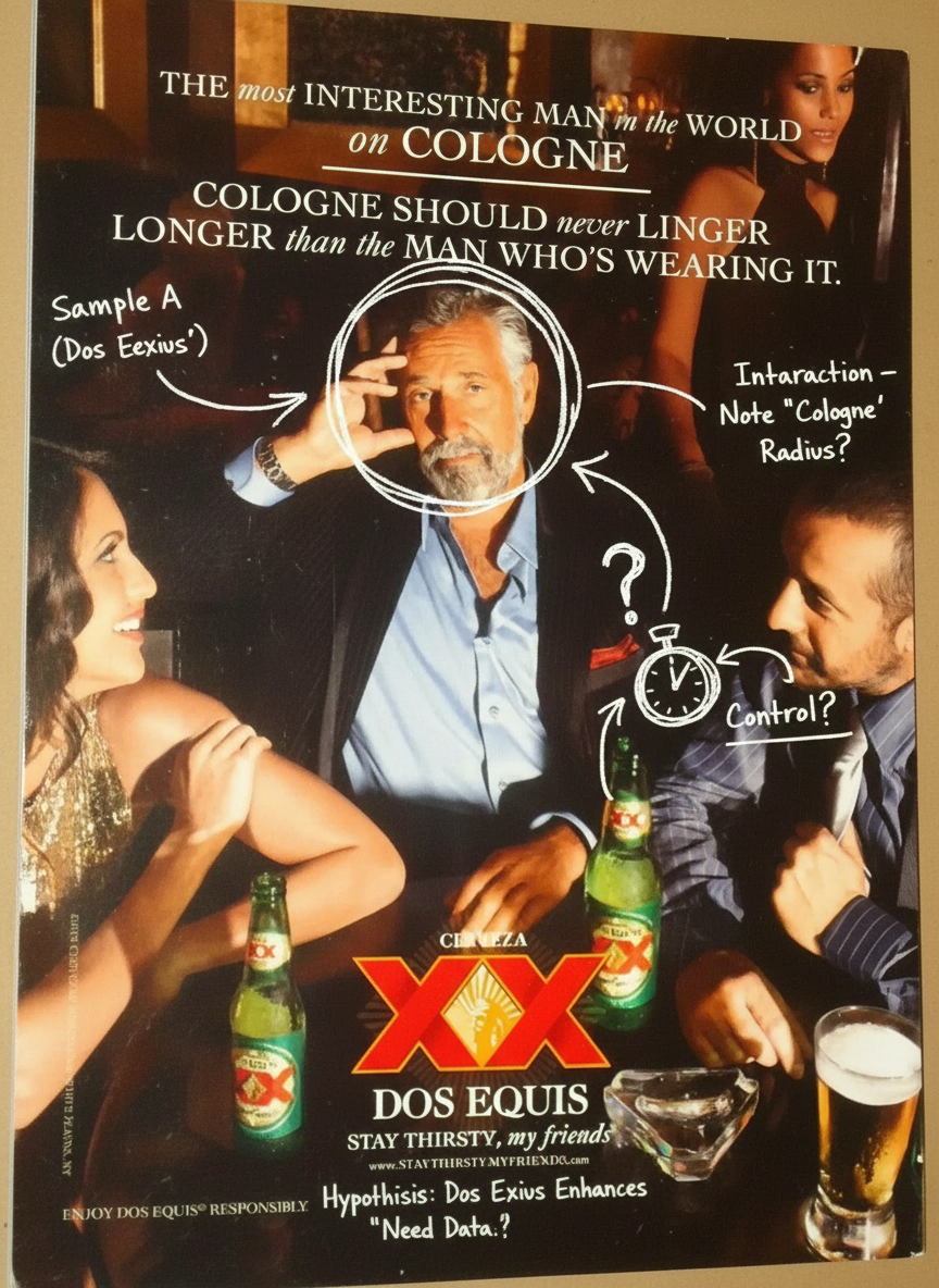 Annotated sketchbook style