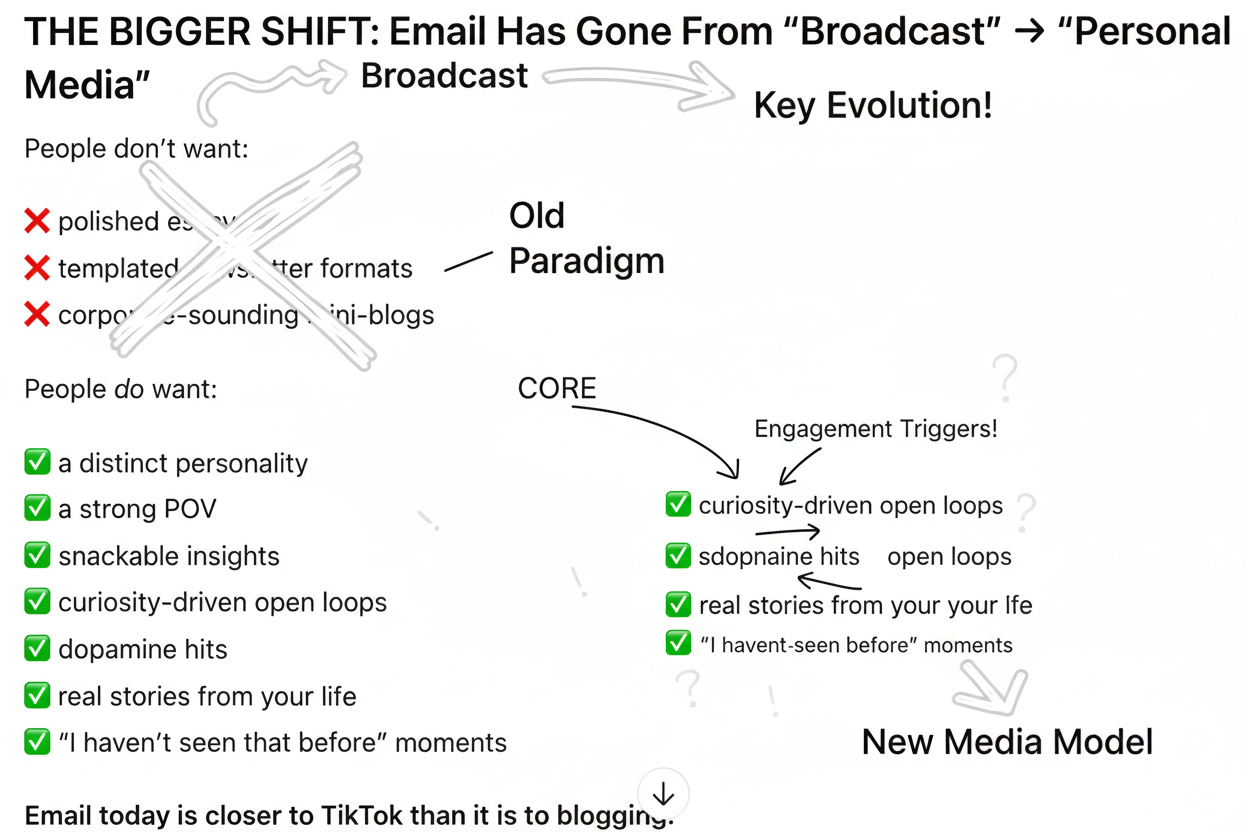 Annotated sketchbook style