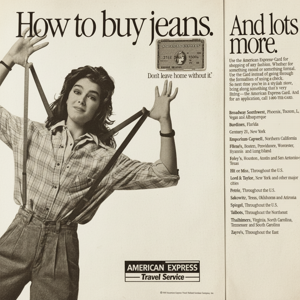 Classic 1950s print ad