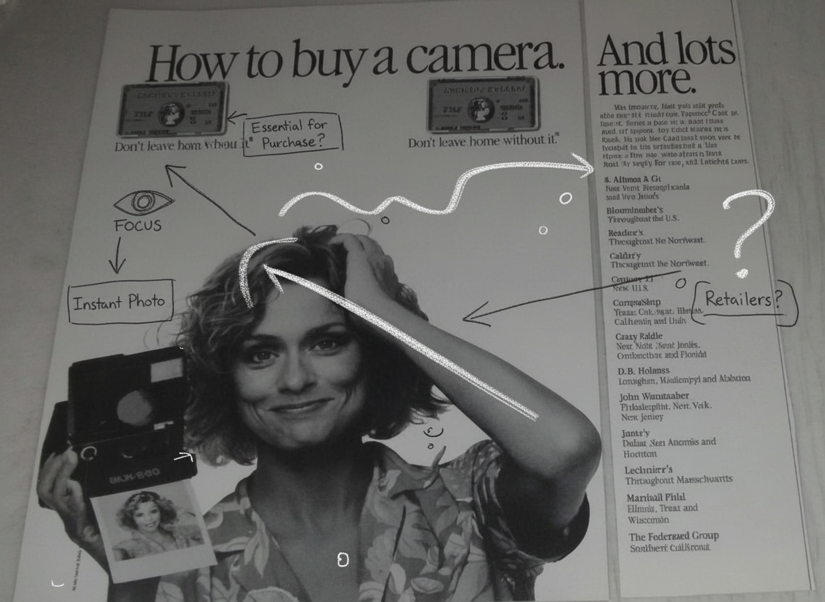 Annotated sketchbook style