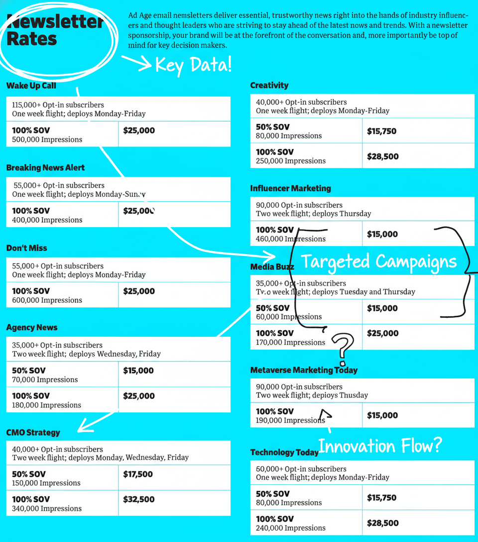 Annotated sketchbook style