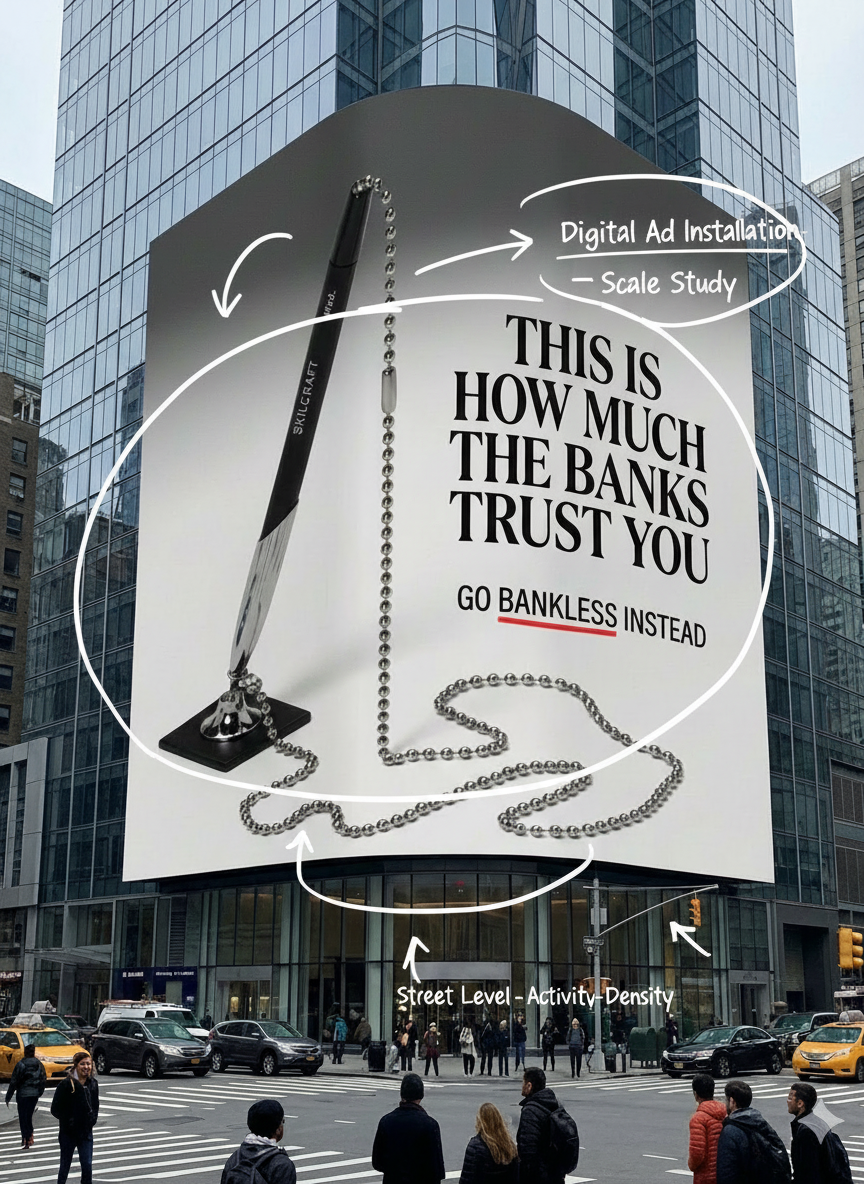 Annotated sketchbook style