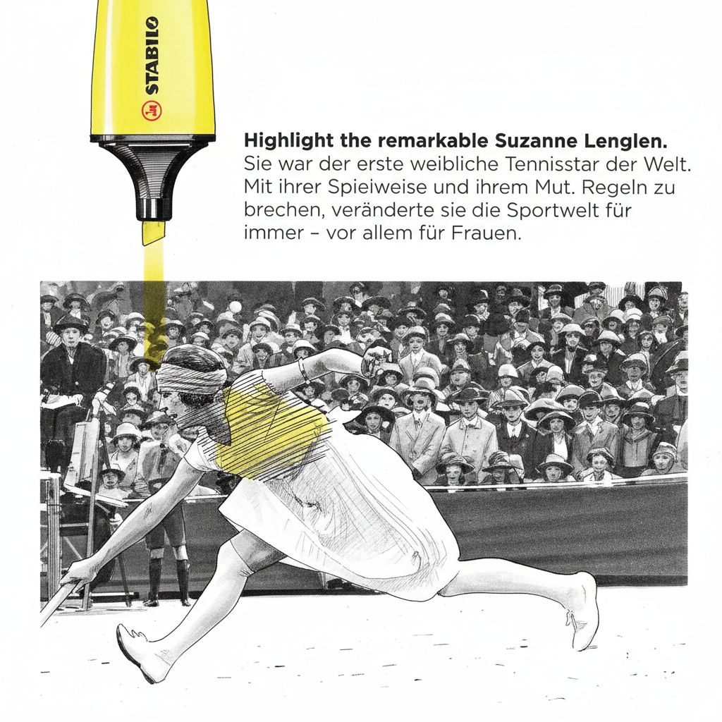 Hand-drawn pen style