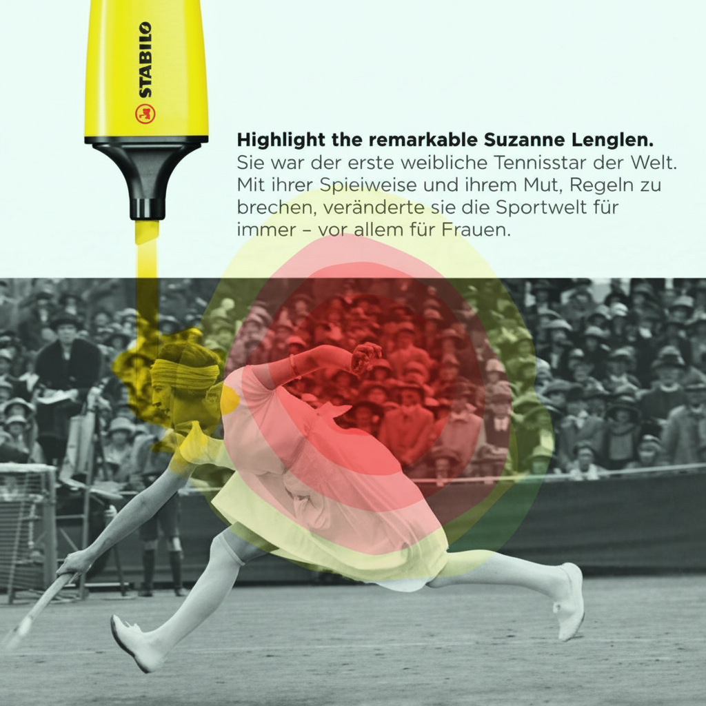 Annotated sketchbook style