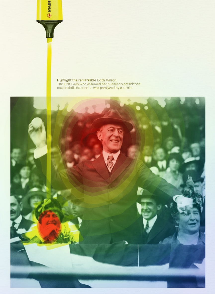 Eye-tracking heatmap