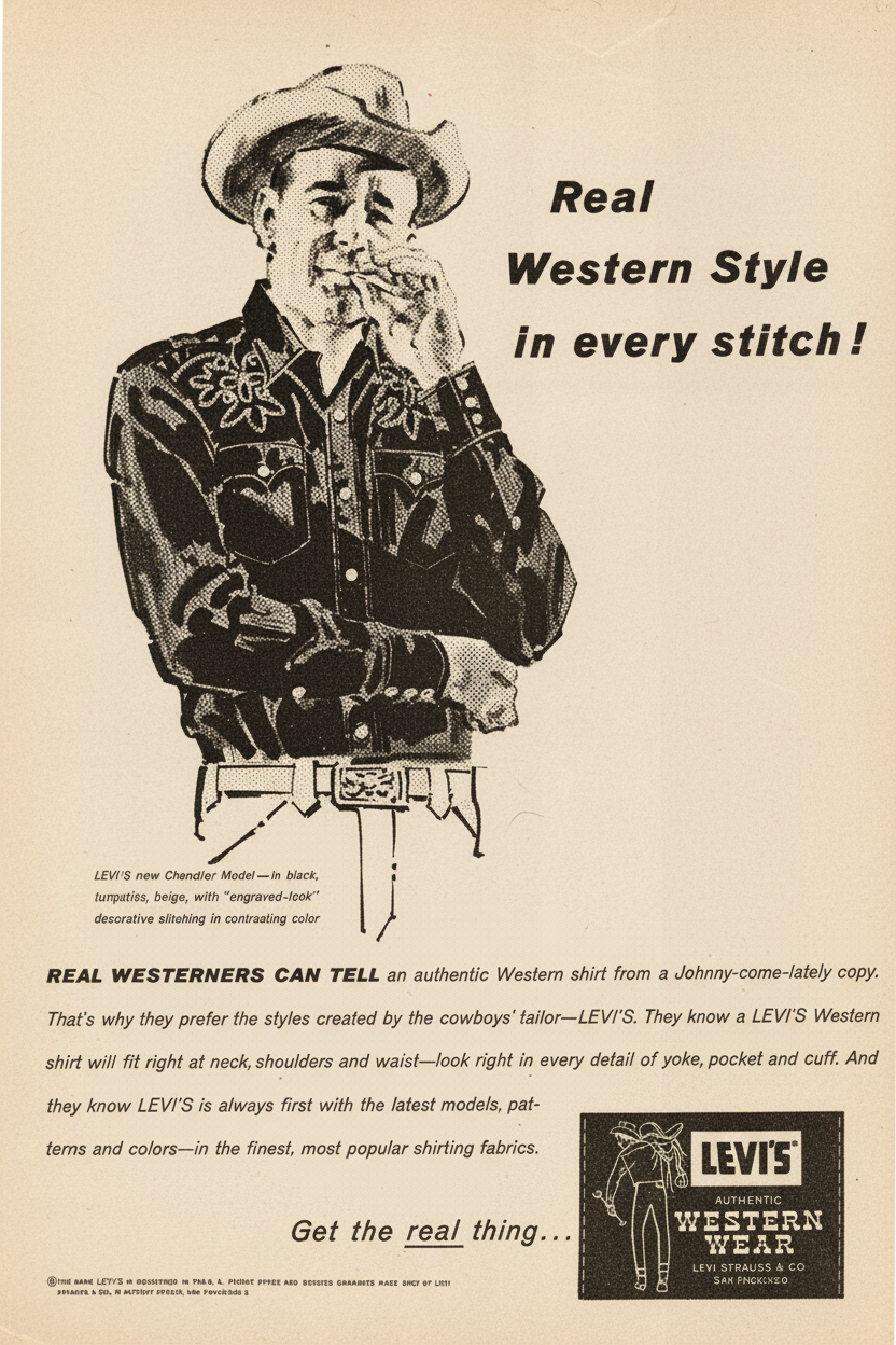 Classic 1950s print ad