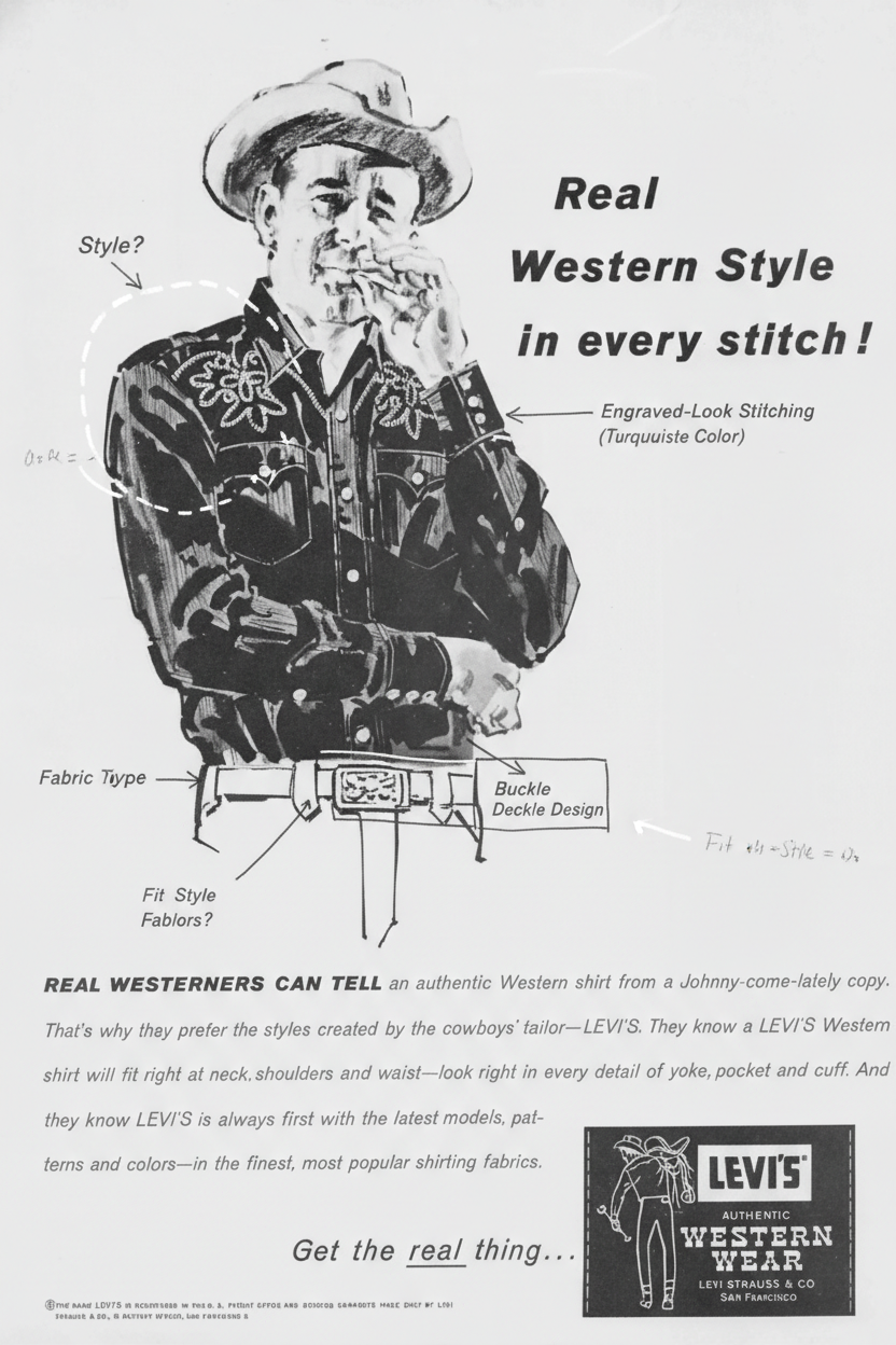 Annotated sketchbook style