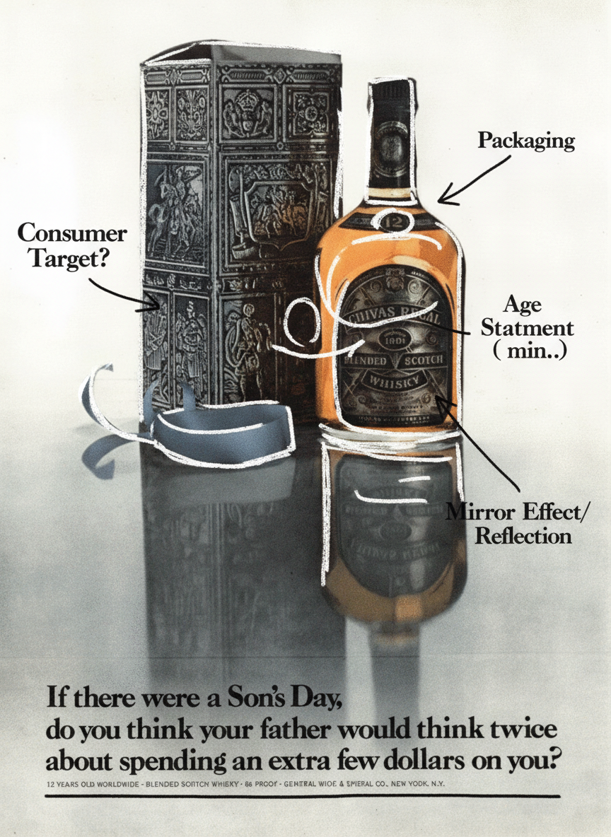 Annotated sketchbook style