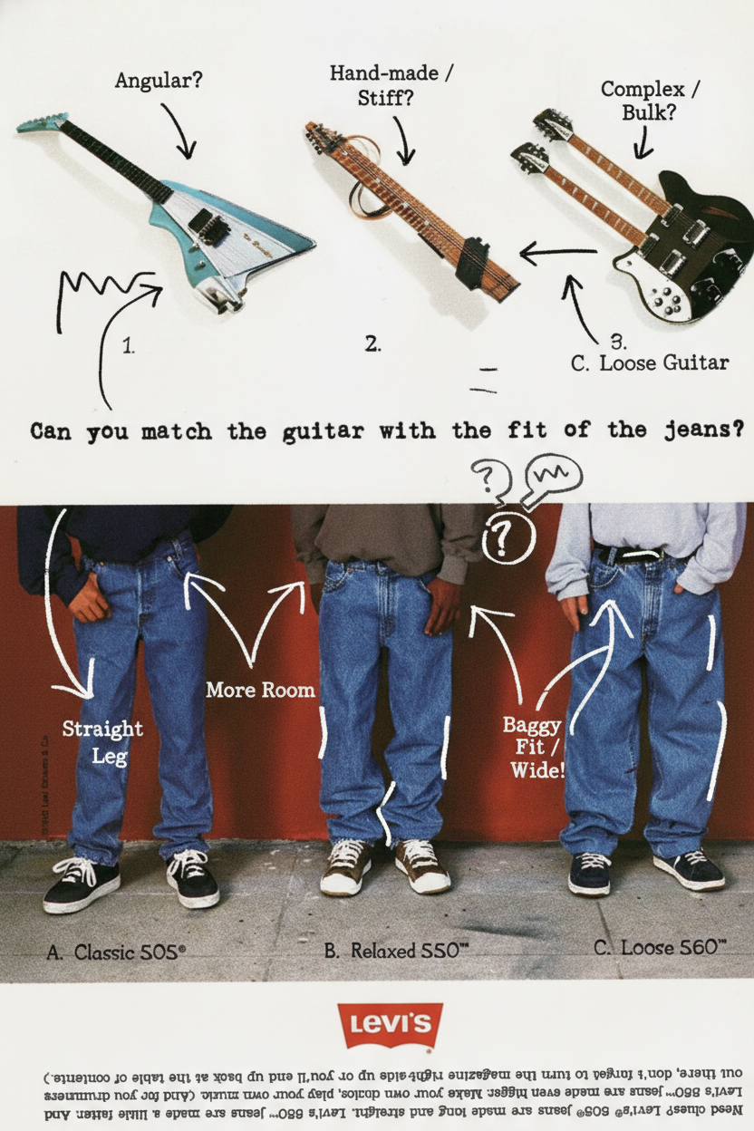 Annotated sketchbook style