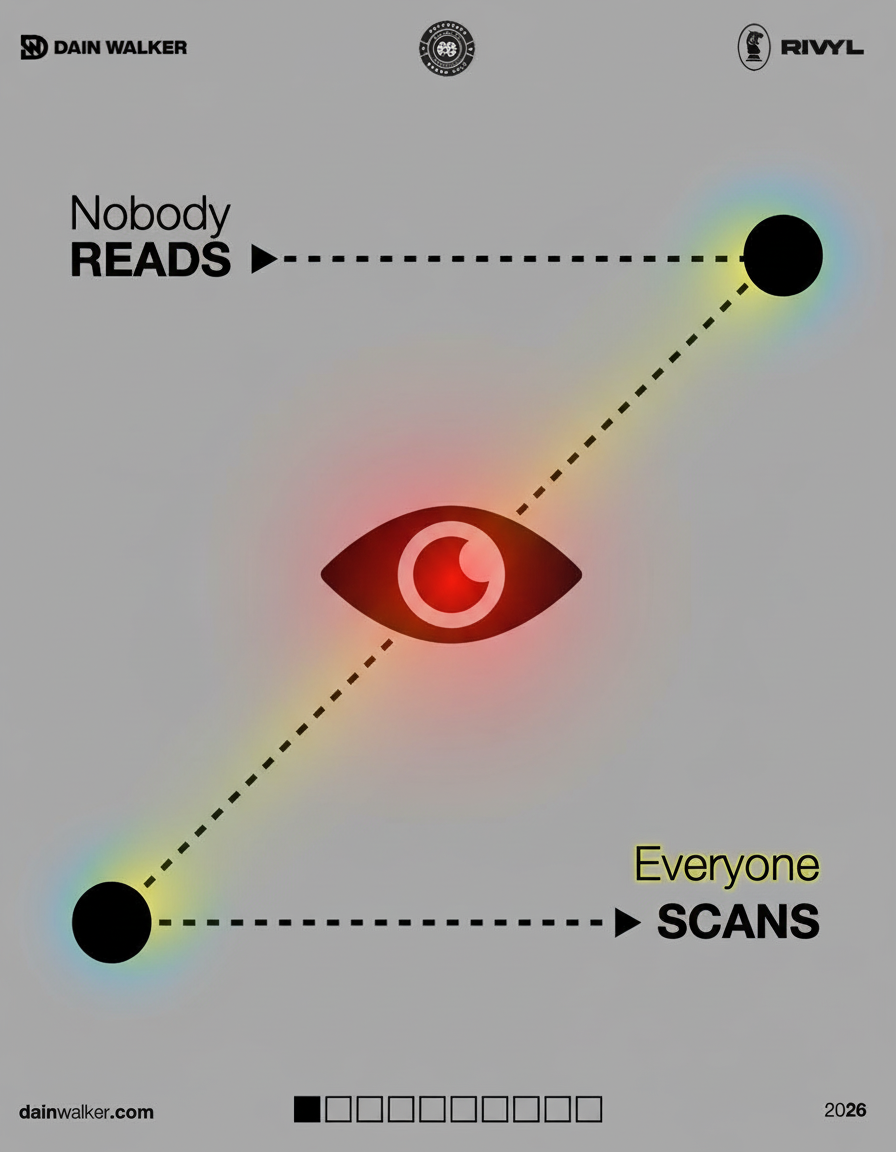 Eye-tracking heatmap