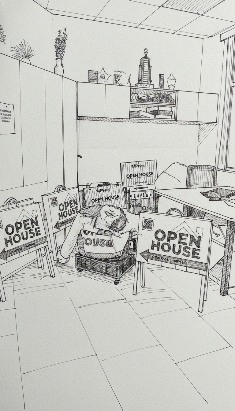 Hand-drawn pen style