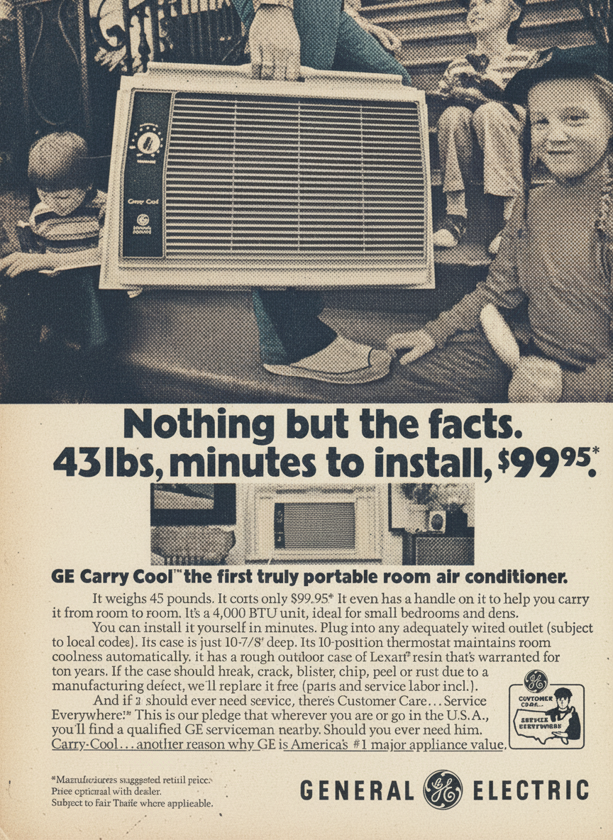 Classic 1950s print ad