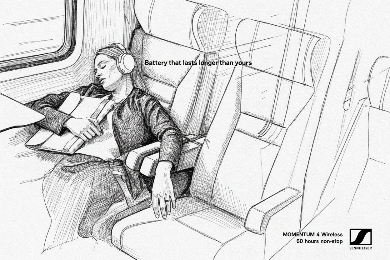 Hand-drawn pen style