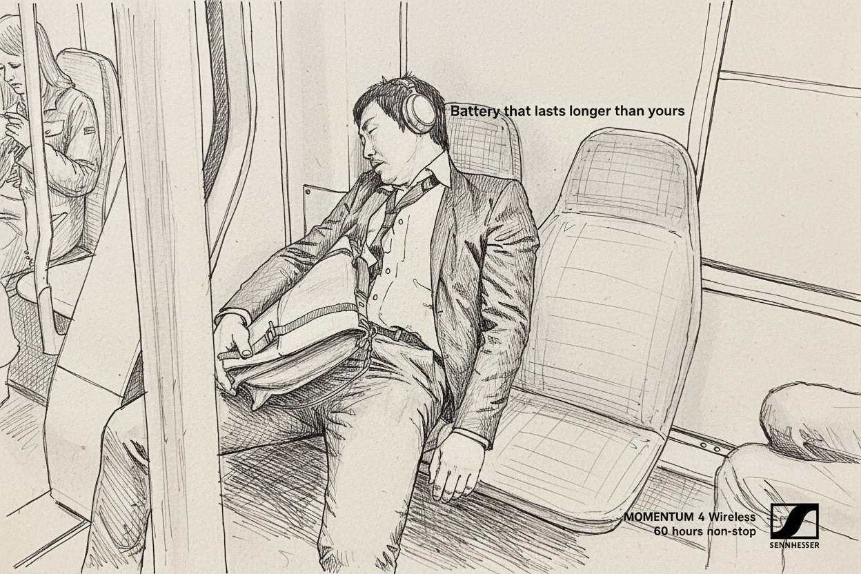 Hand-drawn pen style