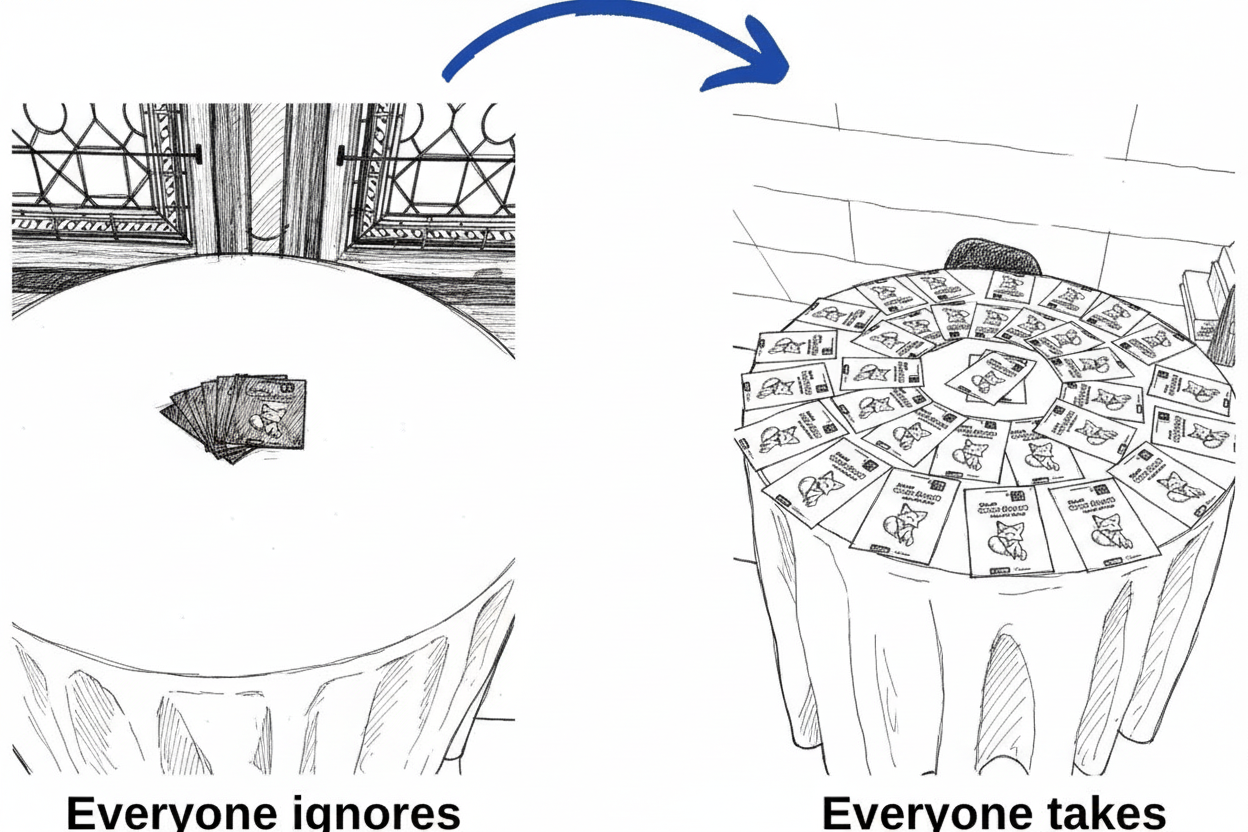 Hand-drawn pen style