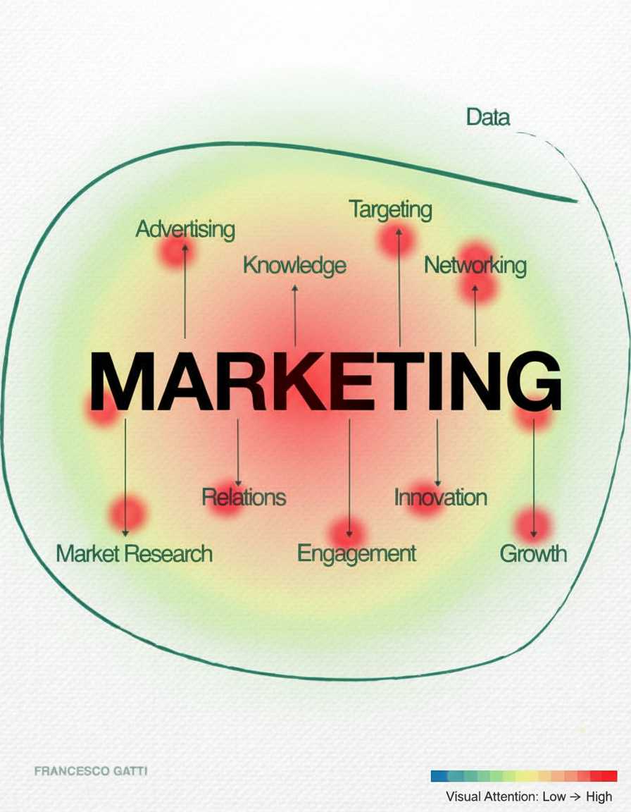 Eye-tracking heatmap