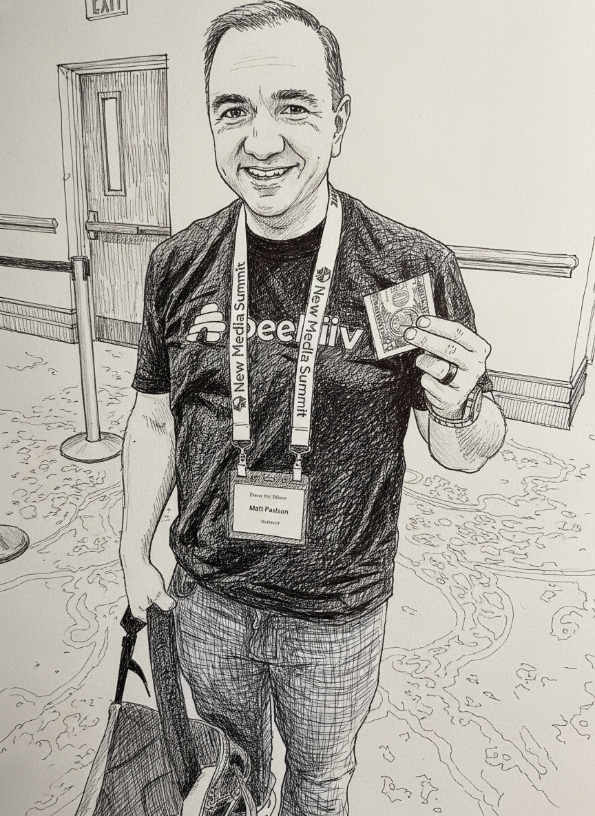 Hand-drawn pen style