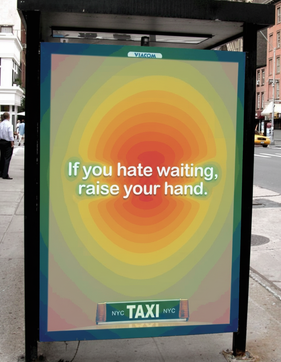 Eye-tracking heatmap