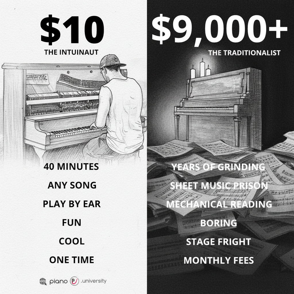 Hand-drawn pen style