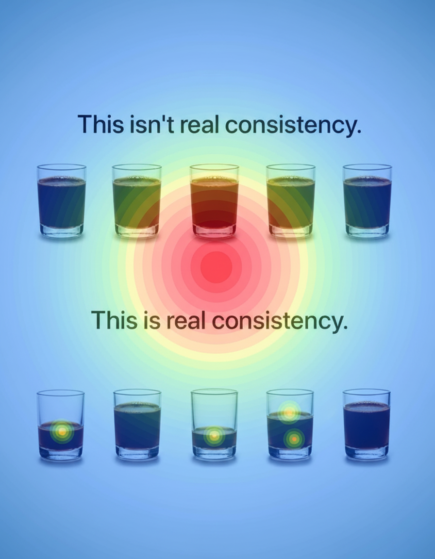 Eye-tracking heatmap