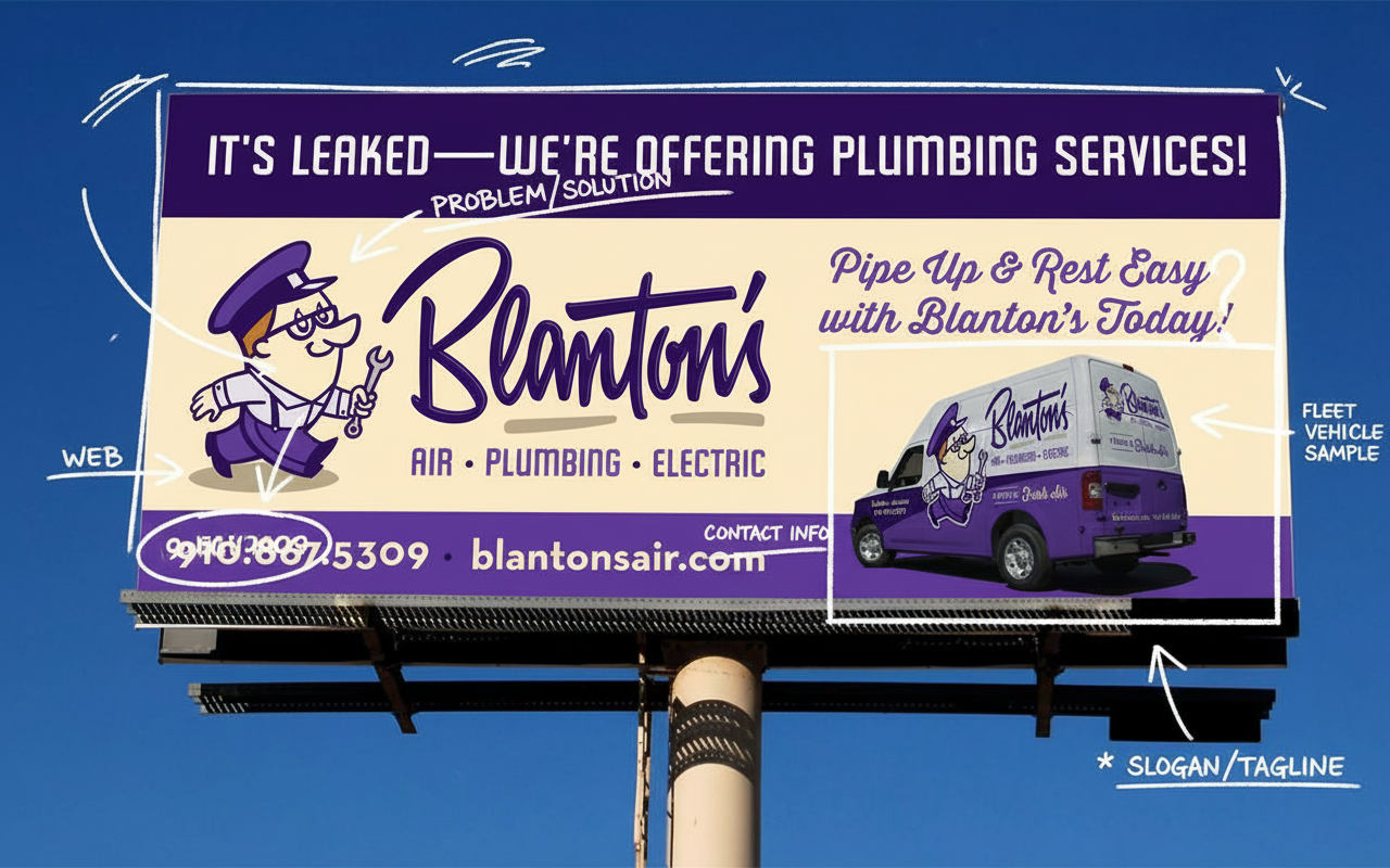 Annotated sketchbook style