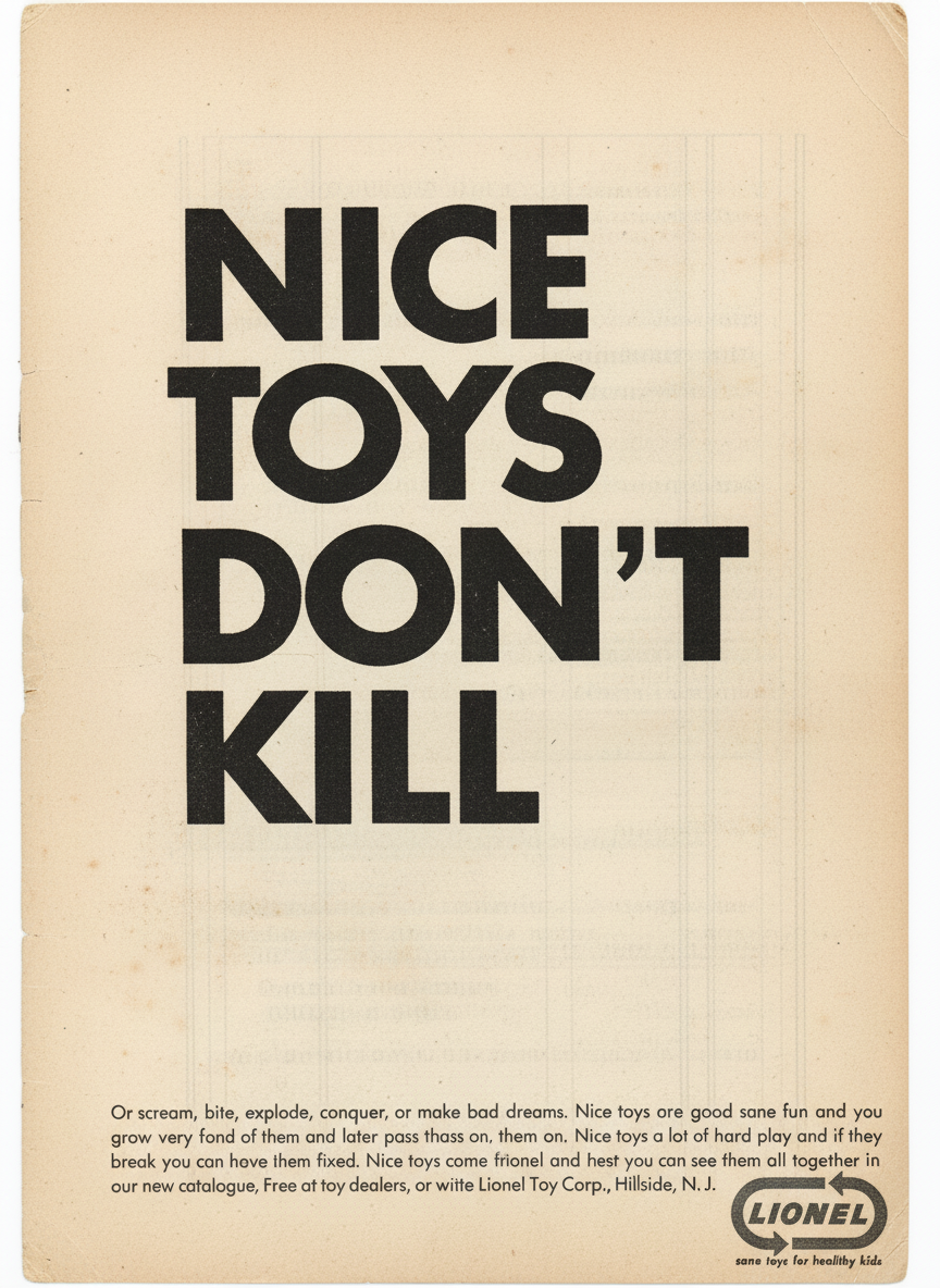 Classic 1950s print ad