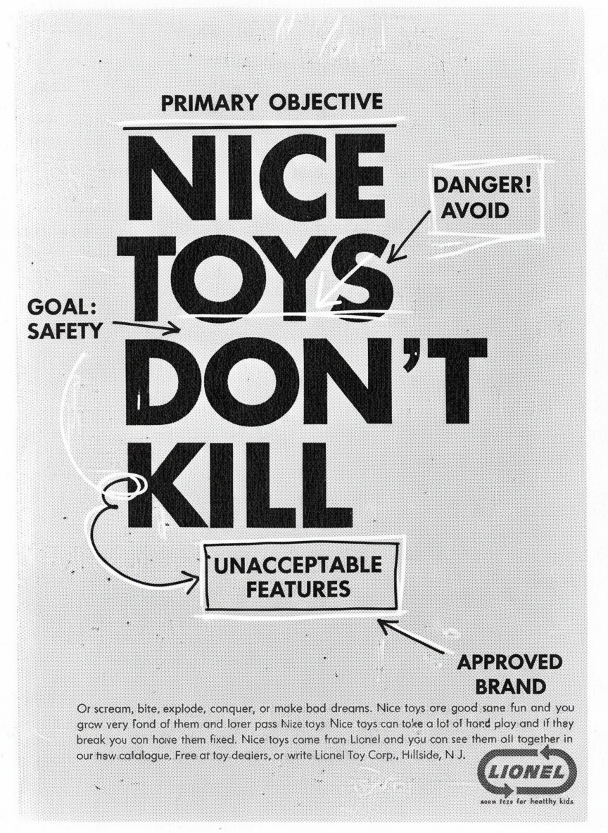 Annotated sketchbook style