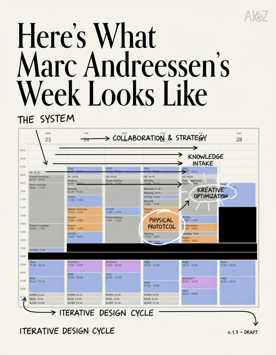 Annotated sketchbook style