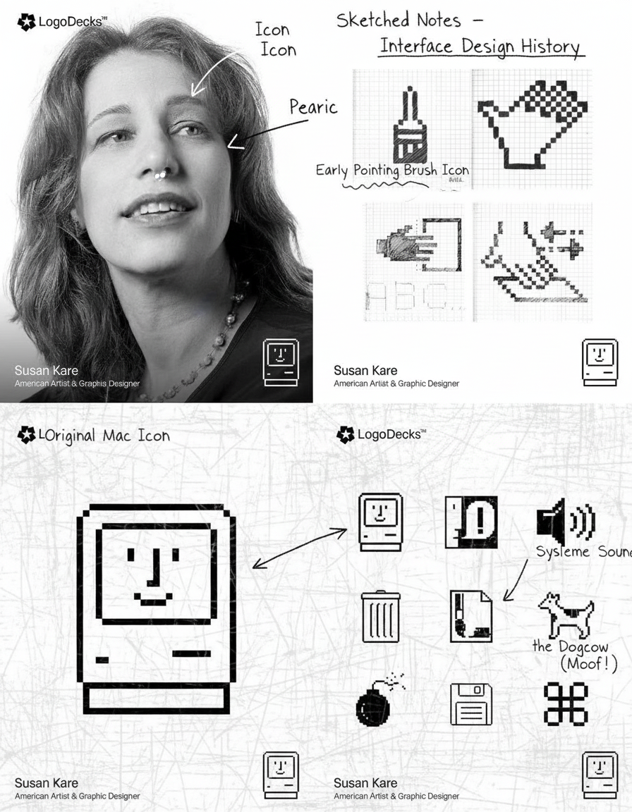 Annotated sketchbook style