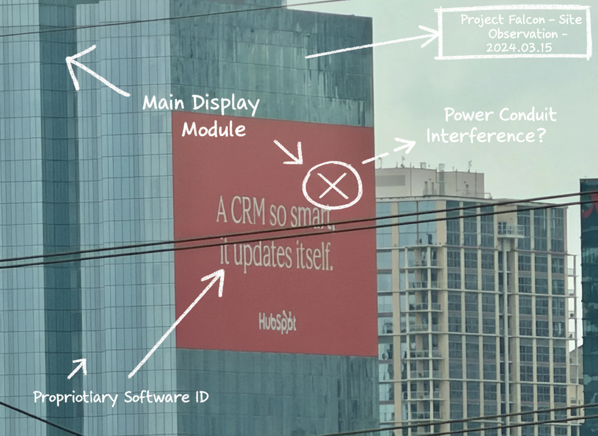 Annotated sketchbook style